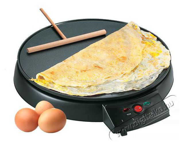 Rohnson R-201 Crepe Master Konyhai term&eacute;kek - Konyhai kisg&eacute;p (s&uuml;t&eacute;s / főz&eacute;s / hűt&eacute;s / &eacute;telk&eacute;sz&iacute;t&eacute;s) - S&uuml;tem&eacute;ny / palacsinta k&eacute;sz&iacute;tő g&eacute;p - 521275
