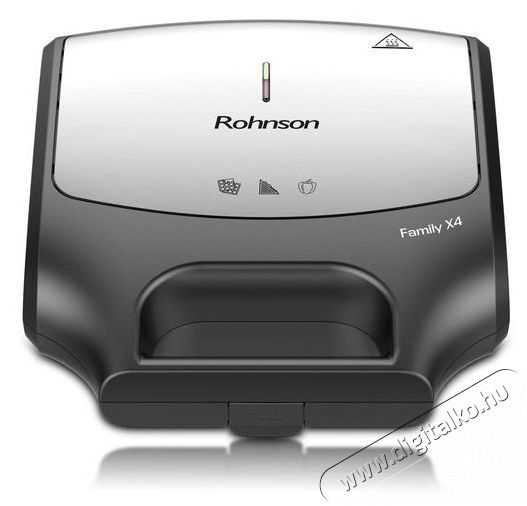 Rohnson R-2687 Family X4 Konyhai kisg&eacute;p (s&uuml;t&eacute;s / főz&eacute;s / hűt&eacute;s / &eacute;telk&eacute;sz&iacute;t&eacute;s) Konyhai term&eacute;kek - Konyhai kisg&eacute;p (s&uuml;t&eacute;s / főz&eacute;s / hűt&eacute;s / &eacute;telk&eacute;sz&iacute;t&eacute;s) - Melegszendvics / gofri s&uuml;tő - 521257