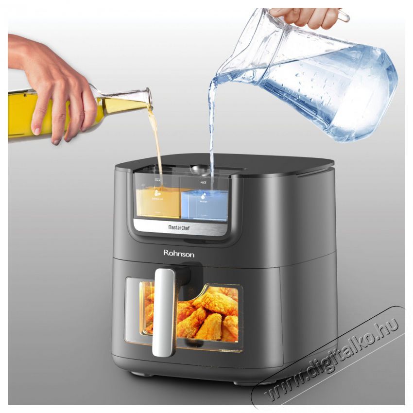 Rohnson R-2887 MasterChef - 7 l Konyhai term&eacute;kek - Konyhai kisg&eacute;p (s&uuml;t&eacute;s / főz&eacute;s / hűt&eacute;s / &eacute;telk&eacute;sz&iacute;t&eacute;s) - L&eacute;gkever&eacute;ses főzőg&eacute;p / elektromos kukta / multifunkci&oacute;s s&uuml;tő - 529957