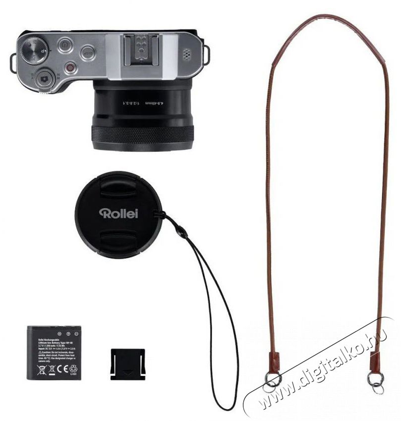 Rollei Powerflex 10x Retro F&eacute;nyk&eacute;pezőg&eacute;p / kamera - Kompakt f&eacute;nyk&eacute;pezőg&eacute;p - Norm&aacute;l tud&aacute;s&uacute; kompakt - 520034