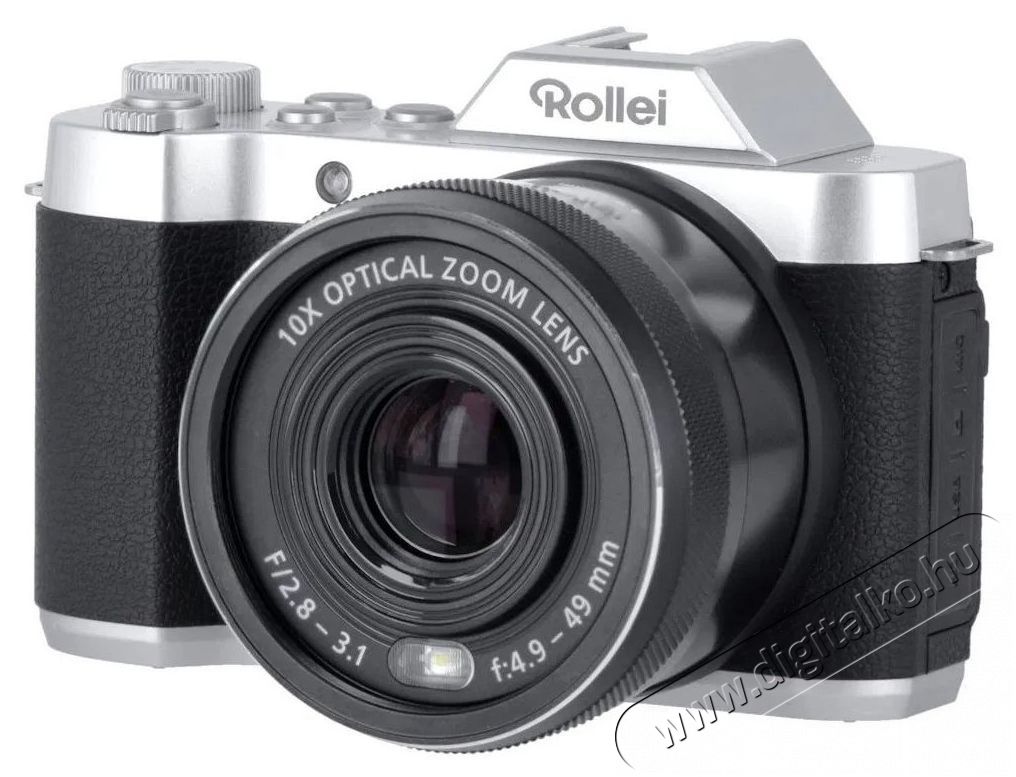 Rollei Powerflex 10x Retro F&eacute;nyk&eacute;pezőg&eacute;p / kamera - Kompakt f&eacute;nyk&eacute;pezőg&eacute;p - Norm&aacute;l tud&aacute;s&uacute; kompakt - 520034