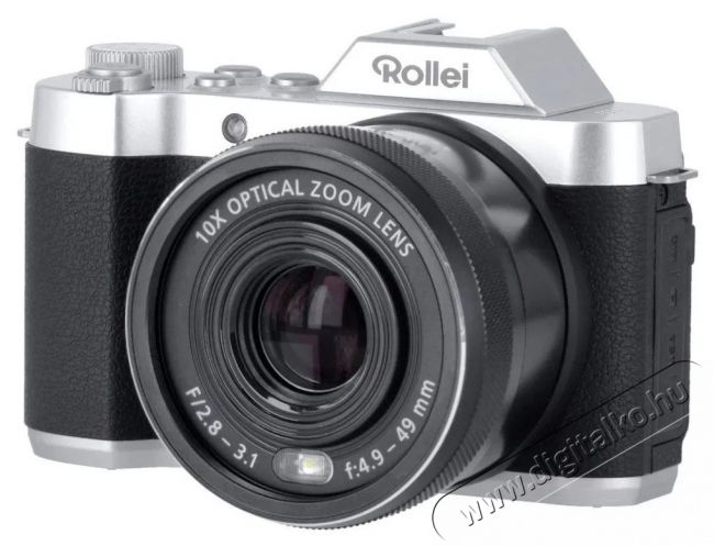 Rollei Powerflex 10x Retro F&eacute;nyk&eacute;pezőg&eacute;p / kamera - Kompakt f&eacute;nyk&eacute;pezőg&eacute;p - Norm&aacute;l tud&aacute;s&uacute; kompakt - 520034