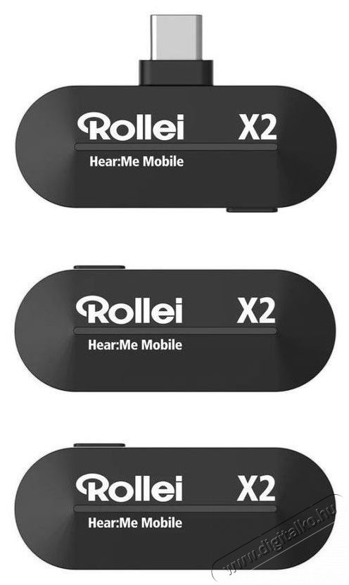 Rollei Hear Me Mobile X2 Fot&oacute;-Vide&oacute; kieg&eacute;sz&iacute;tők - Mikrofon - Cs&iacute;ptetős, fej &eacute;s kitűző mikrofon - 525834