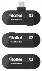 Rollei Hear Me Mobile X2 Fot&oacute;-Vide&oacute; kieg&eacute;sz&iacute;tők - Mikrofon - Cs&iacute;ptetős, fej &eacute;s kitűző mikrofon - 525834