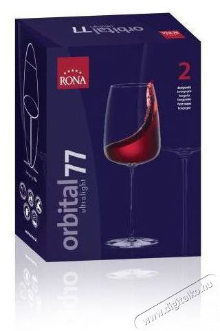 RONA Bordeaux-i borospoharak 770 ml ORBITAL 2 db Konyhai term&eacute;kek - Konyhai eszk&ouml;z - K&eacute;szlet / szett - 525836