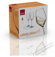 RONA Borospoharak 360 ml CELEBRATION 6 db Konyhai term&eacute;kek - Konyhai eszk&ouml;z - K&eacute;szlet / szett - 525842