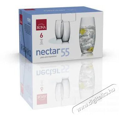 RONA Italos poharak 550 ml NECTAR 6 db Konyhai term&eacute;kek - Konyhai eszk&ouml;z - K&eacute;szlet / szett - 525867