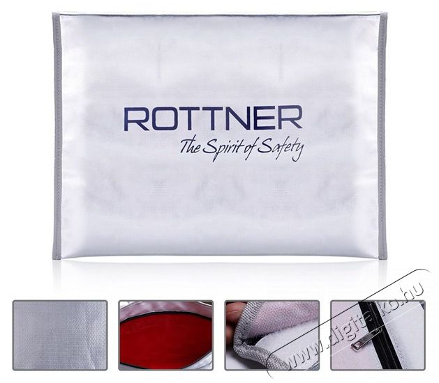 Rottner Fire Proof Bag Din A3 Tűz&aacute;ll&oacute; t&aacute;ska Iroda &eacute;s sz&aacute;m&iacute;t&aacute;stechnika - Egy&eacute;b sz&aacute;m&iacute;t&aacute;stechnikai term&eacute;k - 395885