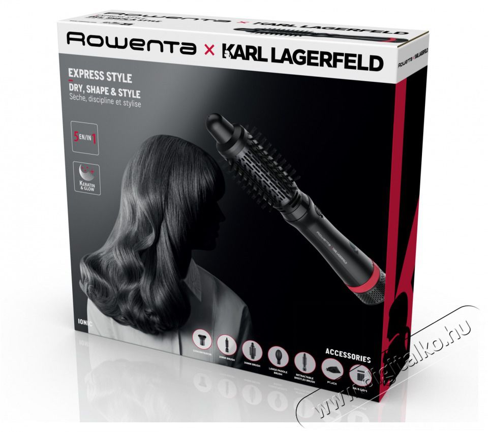 Rowenta x Karl Lagerfeld CF635LF0  Sz&eacute;ps&eacute;g&aacute;pol&aacute;s / Eg&eacute;szs&eacute;g - Haj&aacute;pol&aacute;s - Meleglevegős hajform&aacute;z&oacute; - 493874
