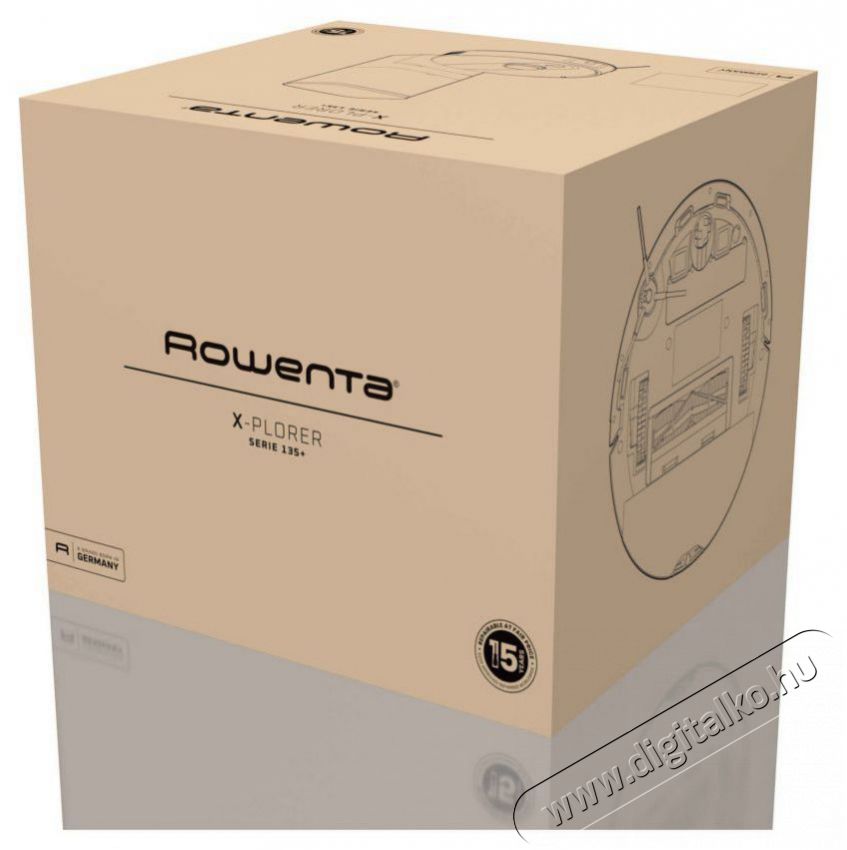 Rowenta RR91D5WH X-PLORER S135+ Detect 5000 PA Robotporsz&iacute;v&oacute; H&aacute;ztart&aacute;s / Otthon / K&uuml;lt&eacute;r - Porsz&iacute;v&oacute; / takar&iacute;t&oacute;g&eacute;p - Robotporsz&iacute;v&oacute; - 503632