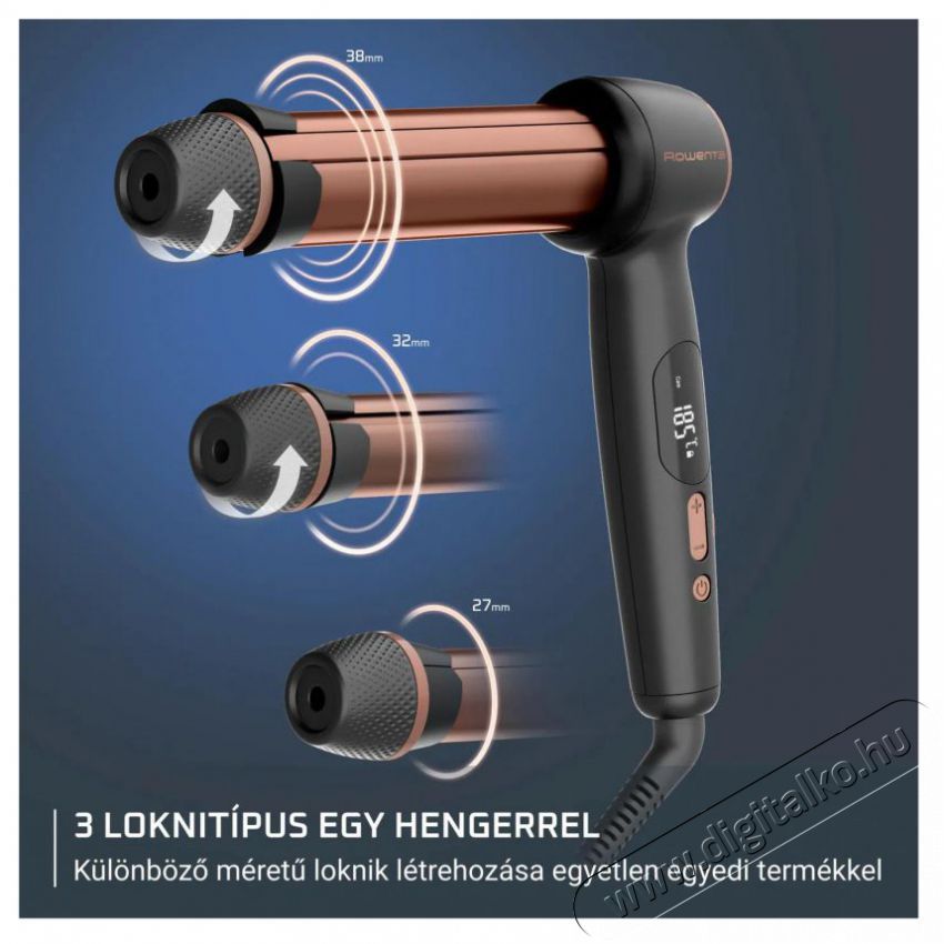 Rowenta CF4620E0 Twist Curl Sz&eacute;ps&eacute;g&aacute;pol&aacute;s / Eg&eacute;szs&eacute;g - Haj&aacute;pol&aacute;s - Hajs&uuml;tővas / g&ouml;nd&ouml;r&iacute;tő - 506643