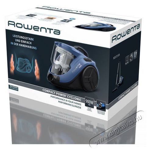 Rowenta RO3721EA Compact Power Cyclonic k&eacute;k porzs&aacute;k n&eacute;lk&uuml;li porsz&iacute;v&oacute; H&aacute;ztart&aacute;s / Otthon / K&uuml;lt&eacute;r - Porsz&iacute;v&oacute; / takar&iacute;t&oacute;g&eacute;p - Porzs&aacute;k n&eacute;lk&uuml;li porsz&iacute;v&oacute; - 508635