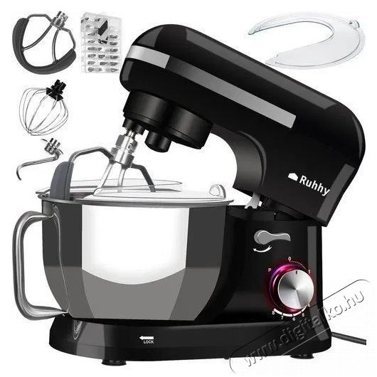 Ruhhy 16746 - 4,5 l, 1700 W, fekete Konyhai term&eacute;kek - Konyhai kisg&eacute;p (elők&eacute;sz&iacute;t&eacute;s / feldolgoz&aacute;s) - Konyhai robotg&eacute;p - 511364