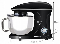 Ruhhy 16745 Konyhai robotg&eacute;p, 6,2 l, 2200 W, fekete Konyhai robotg&eacute;p Konyhai term&eacute;kek - Konyhai kisg&eacute;p (elők&eacute;sz&iacute;t&eacute;s / feldolgoz&aacute;s) - Konyhai robotg&eacute;p - 525899