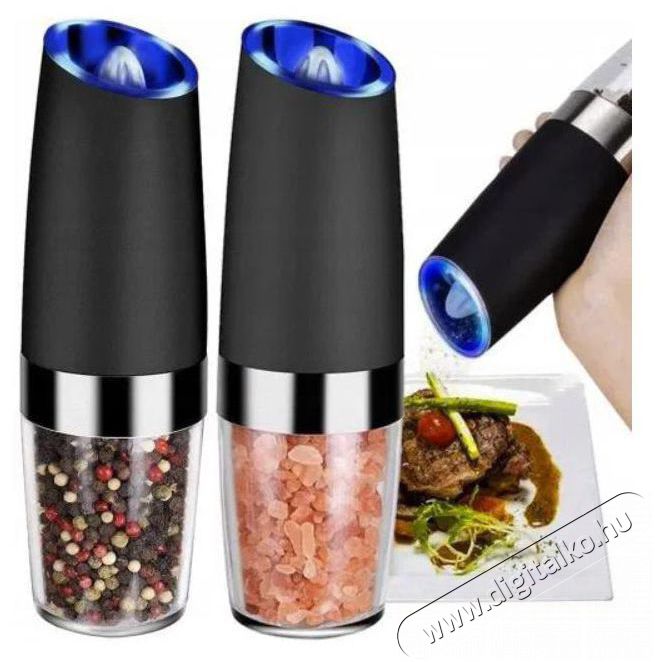 Ruhhy 19558 Elektromos s&oacute;- &eacute;s borsőrlő k&eacute;szlet, 2 darab, fekete Konyhai term&eacute;kek - Konyhai eszk&ouml;z - Egy&eacute;b konyhai eszk&ouml;z - 527919