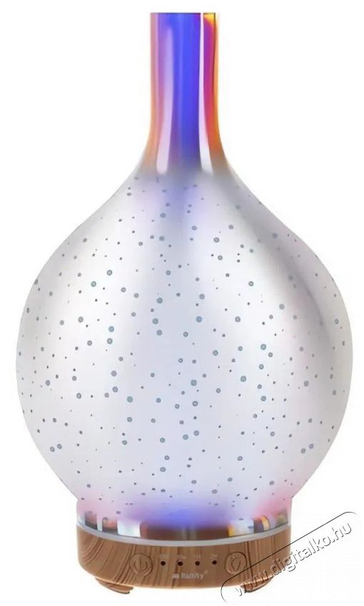 Ruhhy 22356 3D Aroma diff&uacute;zor, 7 LED Sz&eacute;ps&eacute;g&aacute;pol&aacute;s / Eg&eacute;szs&eacute;g - L&eacute;gtiszt&iacute;t&oacute; / p&aacute;r&aacute;s&iacute;t&oacute; / p&aacute;r&aacute;tlan&iacute;t&oacute; - Kieg&eacute;sz&iacute;tő - 529974