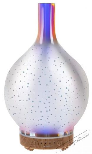 Ruhhy 22356 3D Aroma diff&uacute;zor, 7 LED Sz&eacute;ps&eacute;g&aacute;pol&aacute;s / Eg&eacute;szs&eacute;g - L&eacute;gtiszt&iacute;t&oacute; / p&aacute;r&aacute;s&iacute;t&oacute; / p&aacute;r&aacute;tlan&iacute;t&oacute; - Kieg&eacute;sz&iacute;tő - 529974