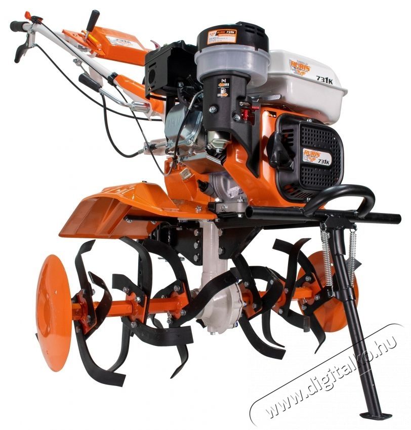 RURIS 731K Motoros kapa, 7.5 LE, N&eacute;gy&uuml;temű motor, 83 cm-es munkasz&eacute;less&eacute;g, 3.6 l-es tart&aacute;ly, benzin, 5.00-8 gumi kerekek, ritk&iacute;t&oacute; eke, 350 h&uuml;vely n&eacute;lk&uuml;li f&eacute;m kerekek H&aacute;ztart&aacute;s / Otthon / K&uuml;lt&eacute;r - K&uuml;lt&eacute;r / kerti term&eacute;k / grill - K&uuml;lt&eacute;ri / kerti szersz&aacute;m - 535670
