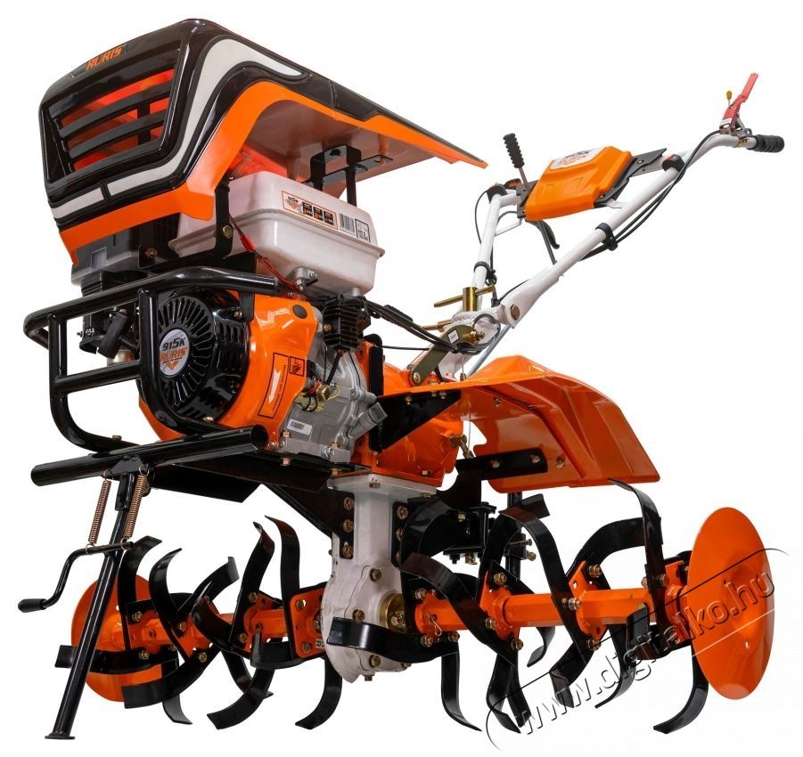 RURIS 915K Benzinmotoros rot&aacute;ci&oacute;s kapa, 15 LE, 420 cm&sup3;, 4 &uuml;temű, 3 sebess&eacute;g, 110 cm munkasz&eacute;less&eacute;g, 360 mm munka m&eacute;lys&eacute;g, 6.5 l, gumikerekek, nyit&oacute;eke, 20 kg ellens&uacute;lyk&eacute;szlet H&aacute;ztart&aacute;s / Otthon / K&uuml;lt&eacute;r - K&uuml;lt&eacute;r / kerti term&eacute;k / grill - K&uuml;lt&eacute;ri / kerti szersz&aacute;m - 535669