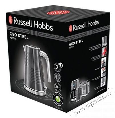Russell Hobbs 25240-70 Geo Steel v&iacute;zforral&oacute; Konyhai term&eacute;kek - V&iacute;zforral&oacute; / teafőző - 443391