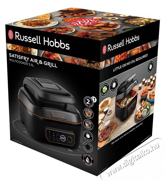 Russell Hobbs 26520-56/RH SatisFry Air&Grill multifunkci&oacute;s főző &eacute;s olajs&uuml;tő Konyhai term&eacute;kek - Konyhai kisg&eacute;p kieg&eacute;sz&iacute;tő - Multifunkci&oacute;s s&uuml;tő-főző kieg&eacute;sz&iacute;tő - 455762