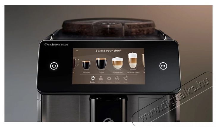 Saeco GranAroma Deluxe SM6682/10 Automata k&aacute;v&eacute;főző Konyhai term&eacute;kek - K&aacute;v&eacute;főző / k&aacute;v&eacute;&ouml;rlő / kieg&eacute;sz&iacute;tő - Automata k&aacute;v&eacute;főző - 500659