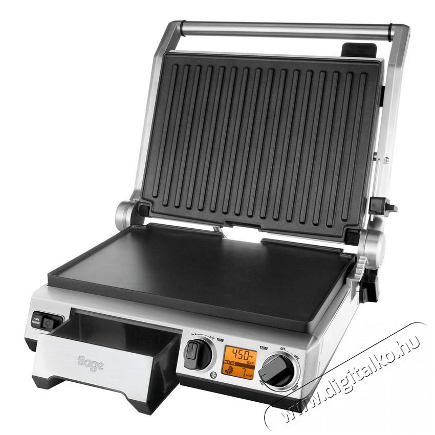 Sage BGR820 kontakt grill &eacute;s BBQ Konyhai term&eacute;kek - Konyhai kisg&eacute;p (s&uuml;t&eacute;s / főz&eacute;s / hűt&eacute;s / &eacute;telk&eacute;sz&iacute;t&eacute;s) - Kontakt grill s&uuml;tő / s&uuml;tőlap - 345973