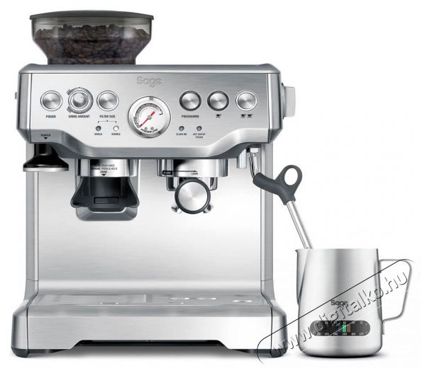 Sage BES875 BSS eszpressz&oacute; k&aacute;v&eacute;főző k&aacute;v&eacute;dar&aacute;l&oacute;val - inox Konyhai term&eacute;kek - K&aacute;v&eacute;főző / k&aacute;v&eacute;&ouml;rlő / kieg&eacute;sz&iacute;tő - Pressz&oacute; k&aacute;v&eacute;főző - 345964