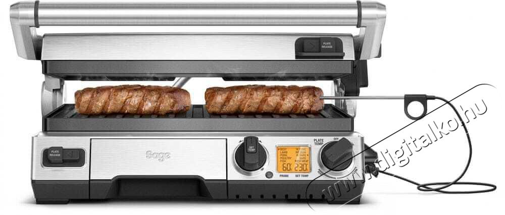 Sage BGR840 Kontakt grill Konyhai term&eacute;kek - Konyhai kisg&eacute;p (s&uuml;t&eacute;s / főz&eacute;s / hűt&eacute;s / &eacute;telk&eacute;sz&iacute;t&eacute;s) - Kontakt grill s&uuml;tő / s&uuml;tőlap - 345974