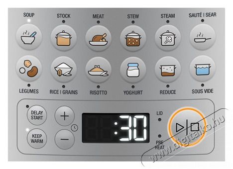Sage SPR680BSS inox lass&uacute;főző &eacute;s sous vide ed&eacute;ny Konyhai term&eacute;kek - Ed&eacute;ny - Gyorsforral&oacute; - 414699