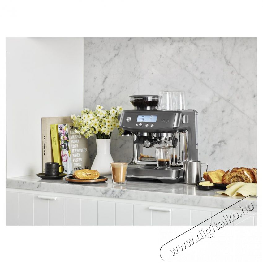 Sage SES878BST Espresso Black StainSteel k&aacute;v&eacute;főző Konyhai term&eacute;kek - K&aacute;v&eacute;főző / k&aacute;v&eacute;&ouml;rlő / kieg&eacute;sz&iacute;tő - Pressz&oacute; k&aacute;v&eacute;főző - 501015