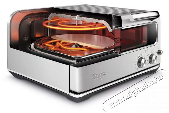 Sage SPZ820BSS Pizzaiolo pizzas&uuml;tő Konyhai term&eacute;kek - S&uuml;tő-főzőlap, tűzhely (szabadon&aacute;ll&oacute;) - Mini s&uuml;tő / mini grill / mini konyha - 501707