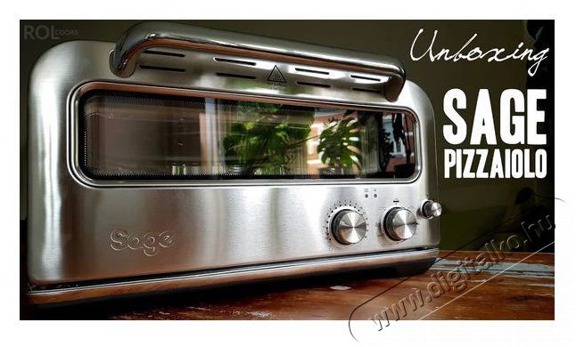 Sage SPZ820BSS Pizzaiolo pizzas&uuml;tő Konyhai term&eacute;kek - S&uuml;tő-főzőlap, tűzhely (szabadon&aacute;ll&oacute;) - Mini s&uuml;tő / mini grill / mini konyha - 501707