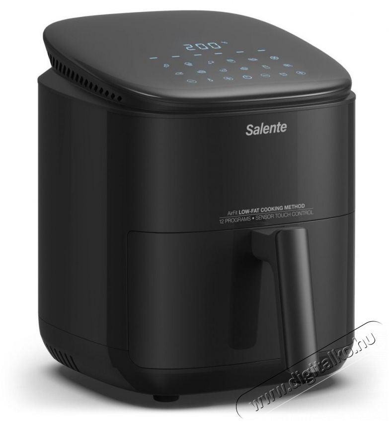 Salente AirFit fekete Konyhai term&eacute;kek - Konyhai kisg&eacute;p (s&uuml;t&eacute;s / főz&eacute;s / hűt&eacute;s / &eacute;telk&eacute;sz&iacute;t&eacute;s) - Olajs&uuml;tő - 521295