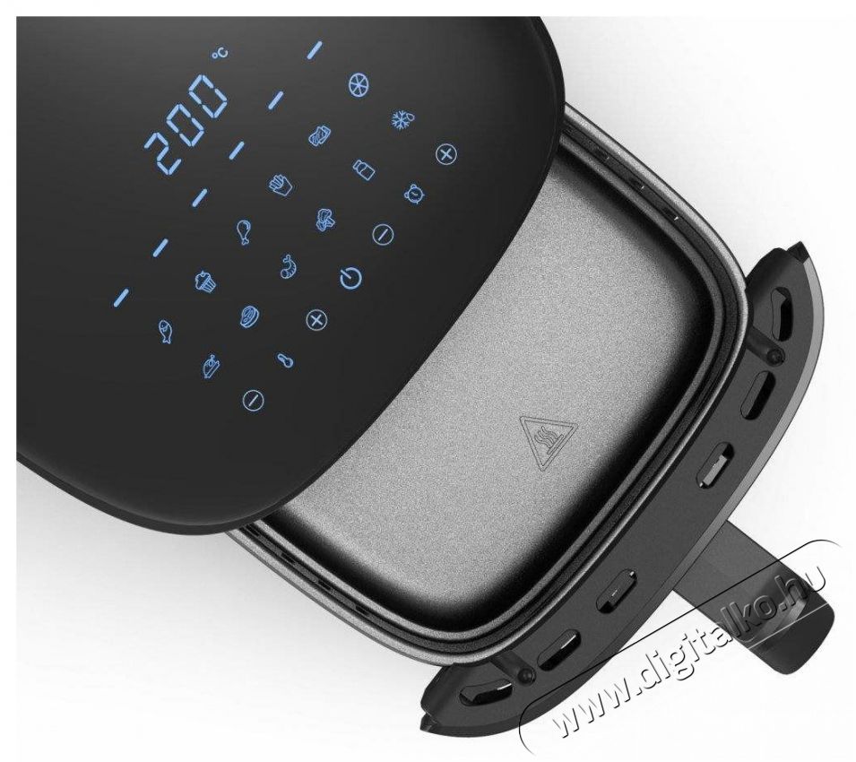 Salente AirFit fekete Konyhai term&eacute;kek - Konyhai kisg&eacute;p (s&uuml;t&eacute;s / főz&eacute;s / hűt&eacute;s / &eacute;telk&eacute;sz&iacute;t&eacute;s) - Olajs&uuml;tő - 521295