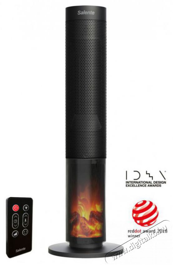 Salente HotTower, fekete Ventil&aacute;toros hősug&aacute;rz&oacute; H&aacute;ztart&aacute;s / Otthon / K&uuml;lt&eacute;r - Fűt&eacute;s - Fűtőventil&aacute;toros hősug&aacute;rz&oacute; - 525914