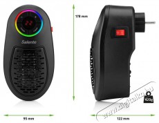 Salente HotHeat black H&aacute;ztart&aacute;s / Otthon / K&uuml;lt&eacute;r - Fűt&eacute;s - Fűtőventil&aacute;toros hősug&aacute;rz&oacute; - 529986