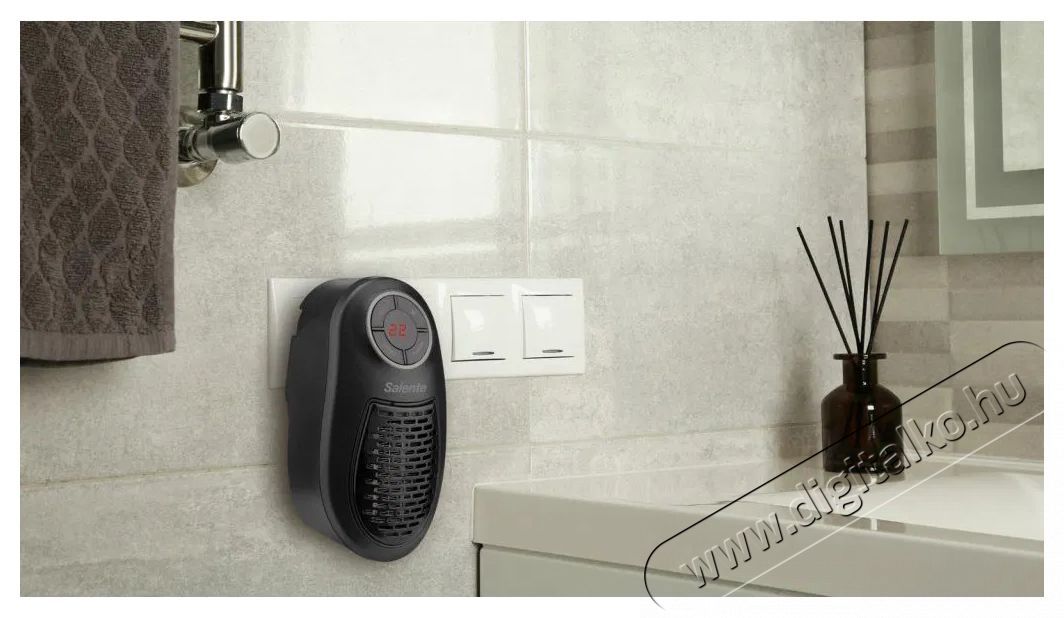Salente HotHeat black H&aacute;ztart&aacute;s / Otthon / K&uuml;lt&eacute;r - Fűt&eacute;s - Fűtőventil&aacute;toros hősug&aacute;rz&oacute; - 529986