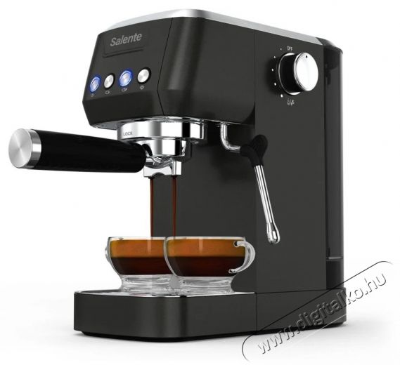 Salente Coffio karos k&aacute;v&eacute;főző- fekete-antracit Konyhai term&eacute;kek - K&aacute;v&eacute;főző / k&aacute;v&eacute;&ouml;rlő / kieg&eacute;sz&iacute;tő - Pressz&oacute; k&aacute;v&eacute;főző - 532860
