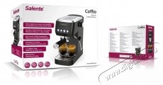 Salente Coffio karos k&aacute;v&eacute;főző- fekete-antracit Konyhai term&eacute;kek - K&aacute;v&eacute;főző / k&aacute;v&eacute;&ouml;rlő / kieg&eacute;sz&iacute;tő - Pressz&oacute; k&aacute;v&eacute;főző - 532860