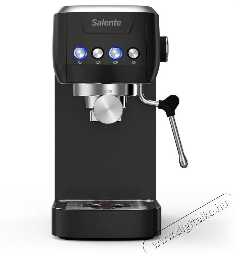 Salente Coffio karos k&aacute;v&eacute;főző- fekete-antracit Konyhai term&eacute;kek - K&aacute;v&eacute;főző / k&aacute;v&eacute;&ouml;rlő / kieg&eacute;sz&iacute;tő - Pressz&oacute; k&aacute;v&eacute;főző - 532860
