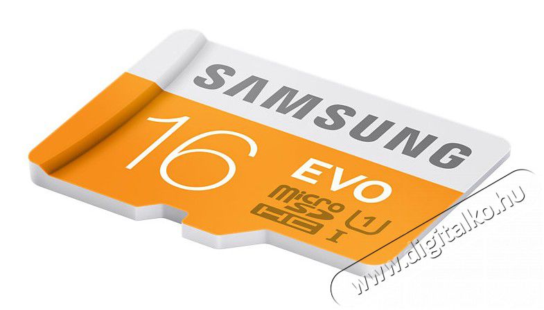 SAMSUNG microSD 16GB EVO UHS-1 MB-MP16DC/EU Mem&oacute;ria k&aacute;rtya / Pendrive - MicroSD / MicroSDHC k&aacute;rtya - 302647