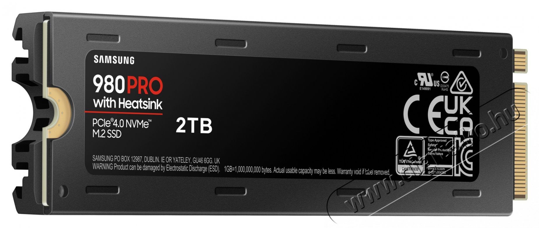 SAMSUNG 2000GB NVMe 1.3c M.2 2280 980 PRO Heat-Sink SSD Iroda &eacute;s sz&aacute;m&iacute;t&aacute;stechnika - Notebook kieg&eacute;sz&iacute;tő - SSD be&eacute;p&iacute;tő keret - 431135