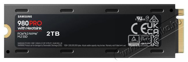 SAMSUNG 2000GB NVMe 1.3c M.2 2280 980 PRO Heat-Sink SSD Iroda &eacute;s sz&aacute;m&iacute;t&aacute;stechnika - Notebook kieg&eacute;sz&iacute;tő - SSD be&eacute;p&iacute;tő keret - 431135