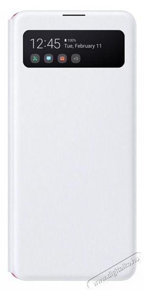 SAMSUNG OSAM-EF-EA415PWEG Galaxy A41 s-view wallet cover feh&eacute;r v&eacute;dőtok Mobil / Kommunik&aacute;ci&oacute; / Smart - Mobiltelefon kieg&eacute;sz&iacute;tő / tok - Tok / h&aacute;tlap - 455965