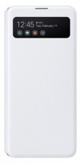 SAMSUNG OSAM-EF-EA415PWEG Galaxy A41 s-view wallet cover feh&eacute;r v&eacute;dőtok Mobil / Kommunik&aacute;ci&oacute; / Smart - Mobiltelefon kieg&eacute;sz&iacute;tő / tok - Tok / h&aacute;tlap - 455965