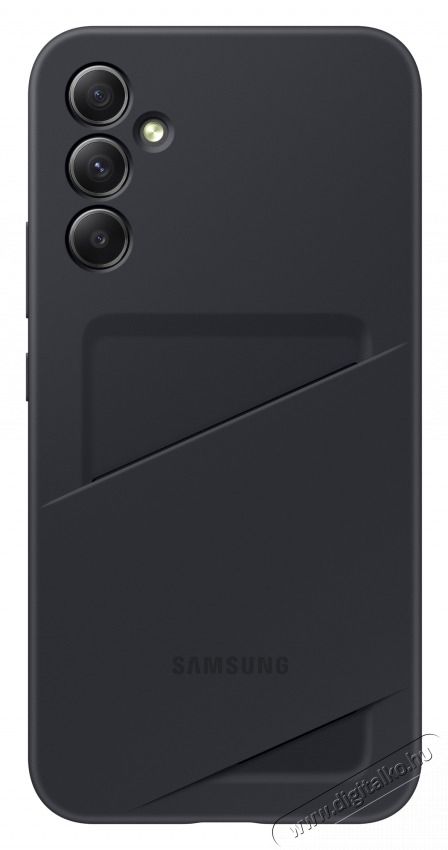 SAMSUNG EF-OA346TBEGWW Galaxy A34 5G fekete k&aacute;rtyatart&oacute;s h&aacute;tlap Mobil / Kommunik&aacute;ci&oacute; / Smart - Mobiltelefon kieg&eacute;sz&iacute;tő / tok - Tok / h&aacute;tlap - 462197