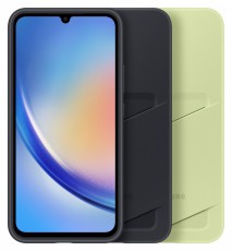 SAMSUNG EF-OA346TBEGWW Galaxy A34 5G fekete k&aacute;rtyatart&oacute;s h&aacute;tlap Mobil / Kommunik&aacute;ci&oacute; / Smart - Mobiltelefon kieg&eacute;sz&iacute;tő / tok - Tok / h&aacute;tlap - 462197