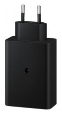 SAMSUNG EP-T6530NBEGEU 65W PD 2xUSB C/USB A fekete h&aacute;l&oacute;zati gyorst&ouml;ltő adapter Mobil / Kommunik&aacute;ci&oacute; / Smart - Mobiltelefon kieg&eacute;sz&iacute;tő / tok - H&aacute;l&oacute;zati-, aut&oacute;s t&ouml;ltő - 477261