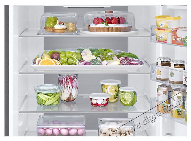 SAMSUNG RB53DG703DB1EO Alulfagyaszt&oacute;s hűtőszekr&eacute;ny, SmartThings, 538 L, No Frost, D energiaoszt&aacute;ly, Fekete grafit Konyhai term&eacute;kek - Hűtő, fagyaszt&oacute; (szabadon&aacute;ll&oacute;) - Alulfagyaszt&oacute;s kombin&aacute;lt hűtő - 495764
